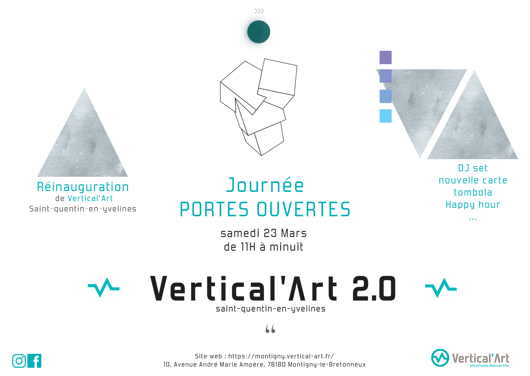 réouverture Vertical’Art - Saint-Quentin-en-yvelines- salle d'escalade restaurant et bar- entrée gratuite - escalade de bloc
