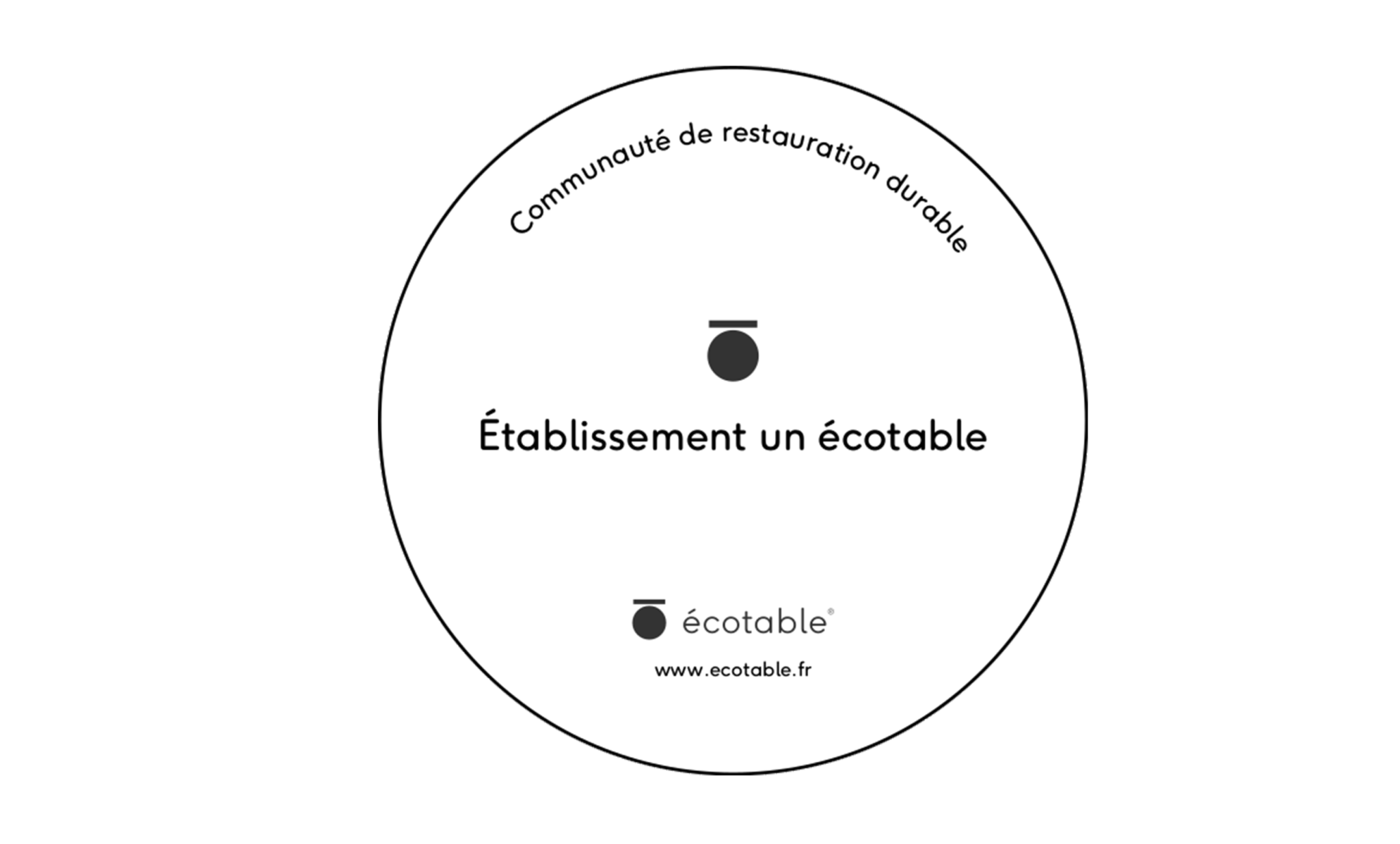 logo 1 Ecotable, nouveau label obtenu par notre restaurant Vertical'Art Saint-Quentin-en-Yvelines