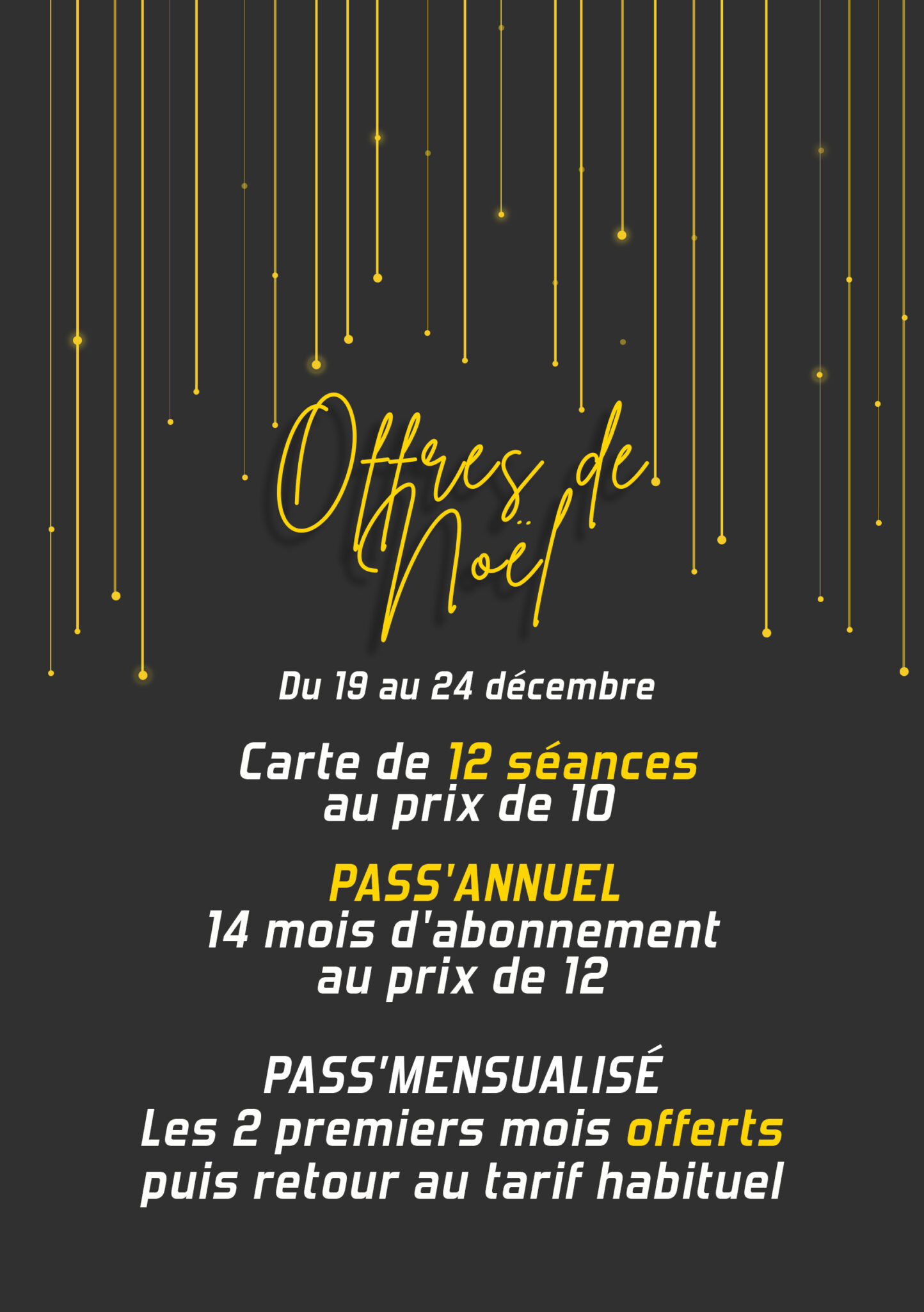 Méga-offres de Noël Vertical'Art 2022 du 19 au 24 décembre