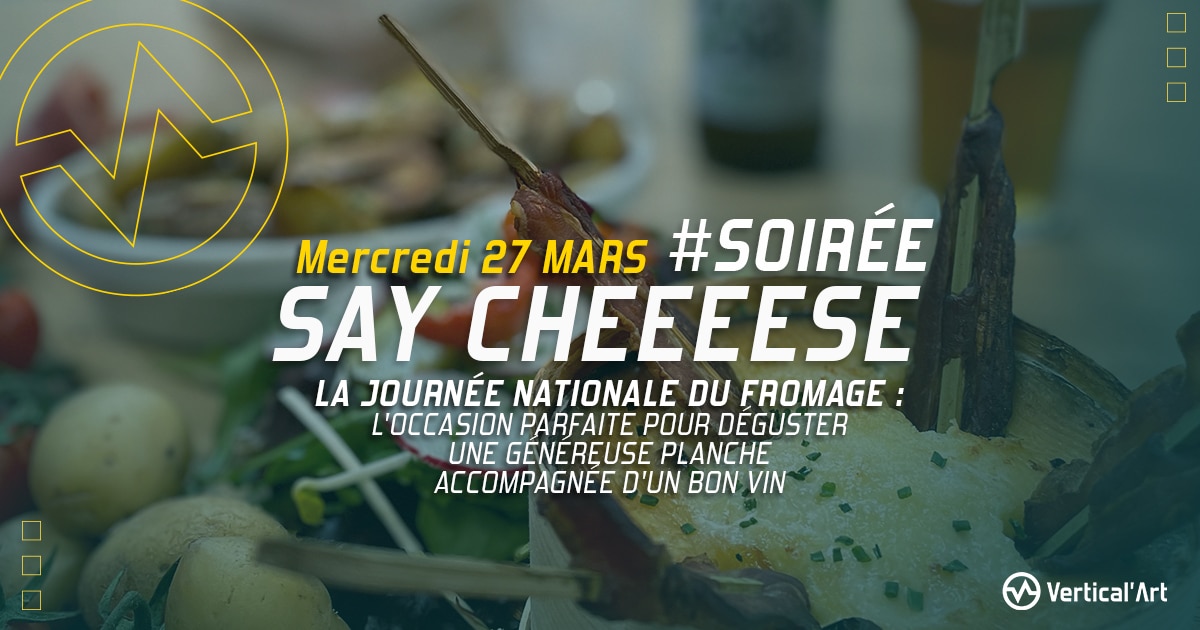 Journée nationale du fromage à Vertical'Art SQY mercredi 27 mars