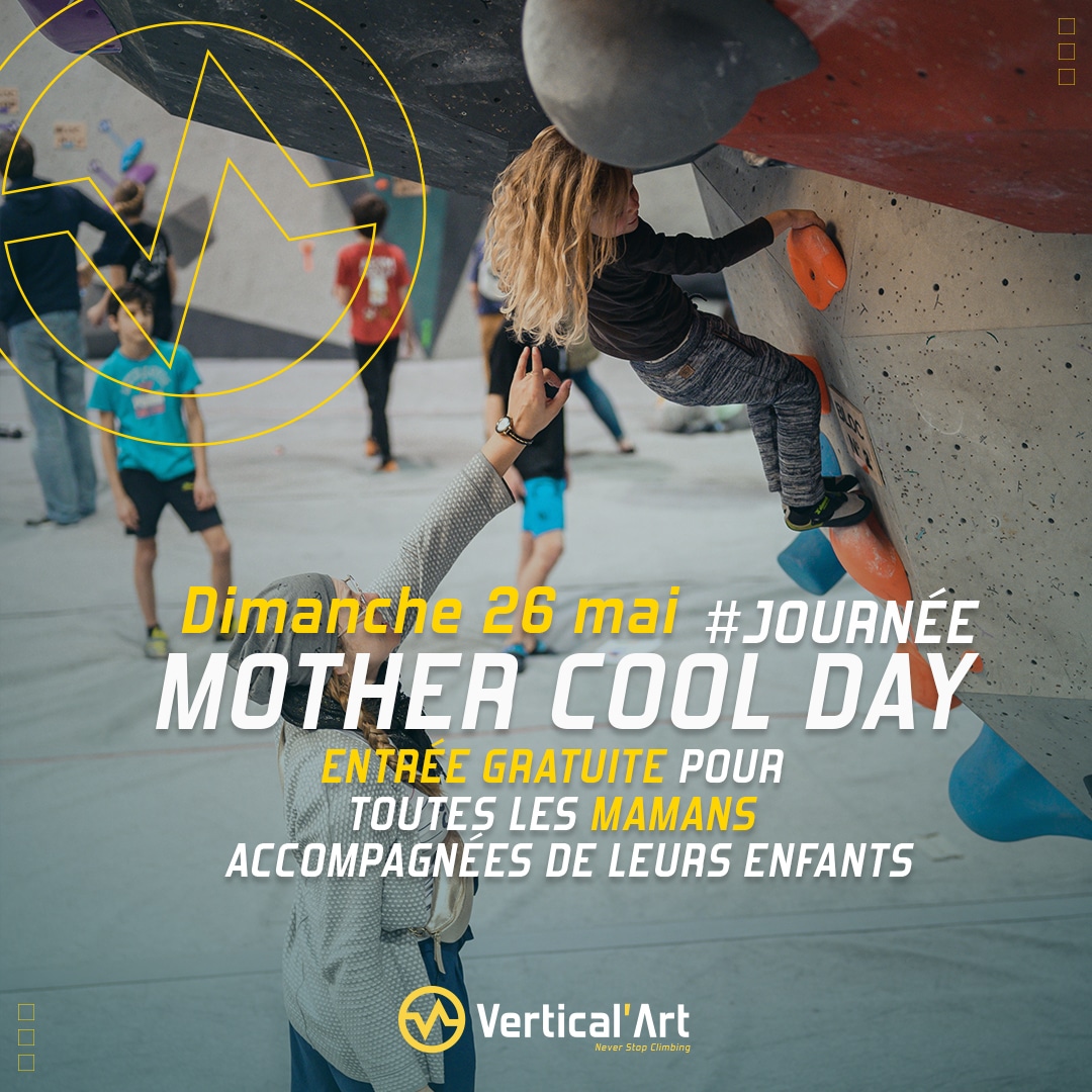 Fête des mères à Vertical'Art Saint-Quentin-en-Yvelines dimanche 26 mai, escalade gratuite pour les mamans